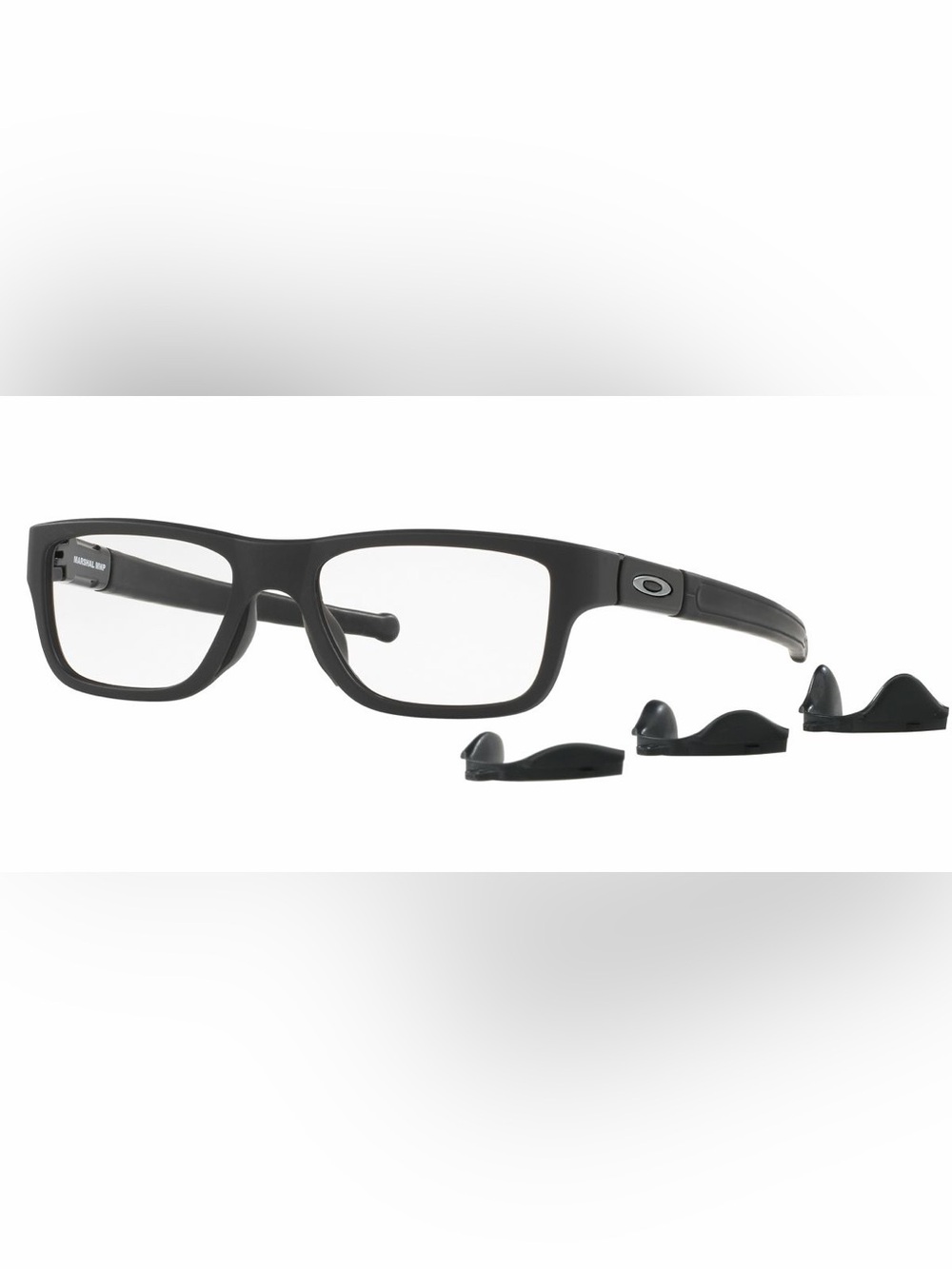 Oakley MARSHAL OX8034-0153 143 Satin Black Rx ready glasses, sporty, EUC!